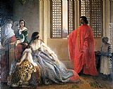 Francesco Hayez Caterina Cornaro Deposed from the Throne of Cyprus painting